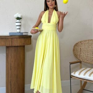 Elegant Fit And Flare Maxi Dress - Brand: Elisa - Women & Kids, Baby Clothes Wholesale - TheBS Women