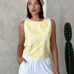 Floral Sleeveless Cap Sleeve Blouse - Brand: Topshow - Women & Kids, Baby Clothes Wholesale - TheBS Women