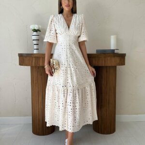 ElegantA-Line Dress With Bell Sleeves - Brand: Elisa - Women & Kids, Baby Clothes Wholesale - TheBS Women