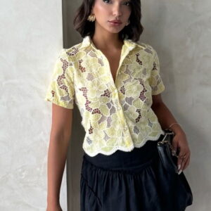 Floral Casual Shirt With Buttoned Closure - Brand: Topshow - Women & Kids, Baby Clothes Wholesale - TheBS Women