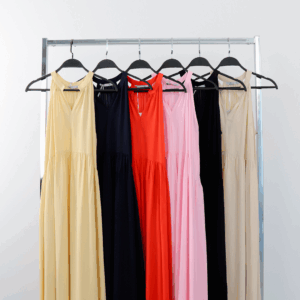 Maxi A-Line Sleeveless V-Neck Dress - Brand: Cream Rouge - Women & Kids, Baby Clothes Wholesale - TheBS Women