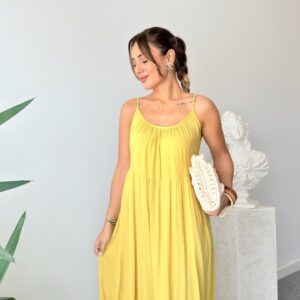 Strappy Maxi Dress - Green - Brand: Cream Rouge - Women & Kids, Baby Clothes Wholesale - TheBS Women