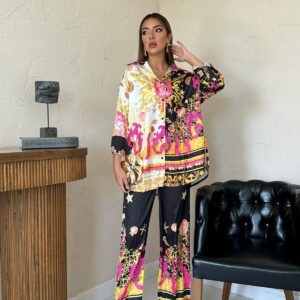 Black Elegant Palazzo Set For Party - Brand: Elisa - Women & Kids, Baby Clothes Wholesale - TheBS Women