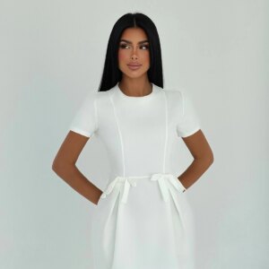 Elegant A-Line Mini Dress - Brand: EYYO ATELIER - Women & Kids, Baby Clothes Wholesale - TheBS Women