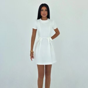 Elegant A-Line Mini Dress - Brand: EYYO ATELIER - Women & Kids, Baby Clothes Wholesale - TheBS Women