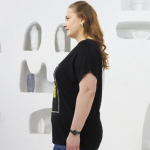 Casual Plus Size Tshirt With V-Neck - Brand: RMG - Women & Kids, Baby Clothes Wholesale - TheBS Women