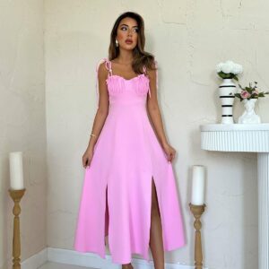 Fit And Flare Dress With Sweetheart Neck - Brand: Elisa - Women & Kids, Baby Clothes Wholesale - TheBS Women