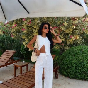 Elegant Boho Palazzo Set - Brand: EYYO ATELIER - Women & Kids, Baby Clothes Wholesale - TheBS Women