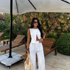 Elegant Boho Palazzo Set - Brand: EYYO ATELIER - Women & Kids, Baby Clothes Wholesale - TheBS Women