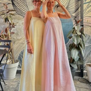 Sleeveless Slip Dress With Square Neck Maxi - Brand: Cream Rouge - Women & Kids, Baby Clothes Wholesale - TheBS Women