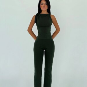 Green Elegant Formal Sexy Slim Fit Suit - Brand: EYYO ATELIER - Women & Kids, Baby Clothes Wholesale - TheBS Women