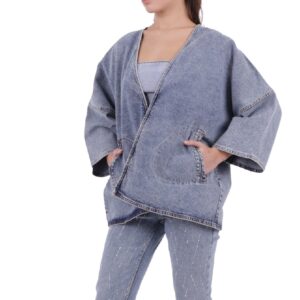 Denim Kimono - Light Blue - Brand: XLove - Women & Kids, Baby Clothes Wholesale - TheBS Women