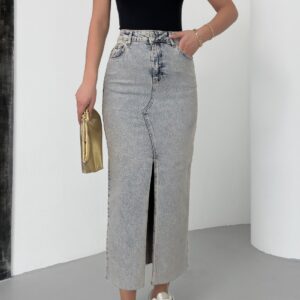 Long Denim Skirt - Brand: XLove - Women & Kids, Baby Clothes Wholesale - TheBS Women