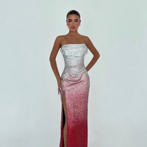 Silver Sexy Formal Elegant Glam Dress - Brand: EYYO ATELIER - Women & Kids, Baby Clothes Wholesale - TheBS Women