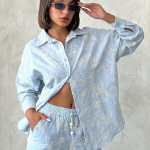 Floral Loose Fit Shirt - Brand: Topshow - Women & Kids, Baby Clothes Wholesale - TheBS Women