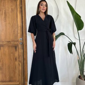 Belted Muslin Dress - Brand: Elisa - Women & Kids, Baby Clothes Wholesale - TheBS Women