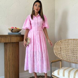 WholesalePleated Balcony Dress - Brand: Elisa - Women & Kids, Baby Clothes Wholesale - TheBS Women