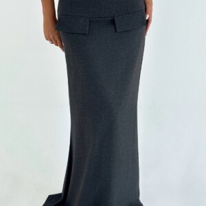 Black Elegant Mermaid Maxi Skirt - Brand: EYYO ATELIER - Women & Kids, Baby Clothes Wholesale - TheBS Women