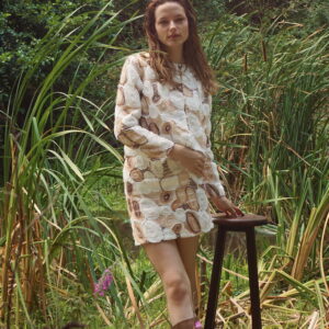 Beige Single-Breasted Blazer Jacket - Brand: Topshow - Women & Kids, Baby Clothes Wholesale - TheBS Women