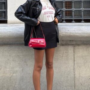 Leather Bomber Jacket - Black - Brand: Sobe Istanbul - Women & Kids, Baby Clothes Wholesale - TheBS Women