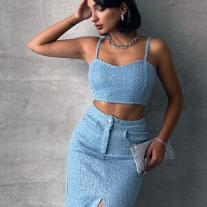 Denim Bustier - Brand: Topshow - Women & Kids, Baby Clothes Wholesale - TheBS Women
