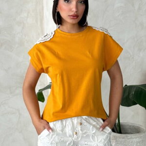 Shoulder Lace Tshirt - Brand: Topshow - Women & Kids, Baby Clothes Wholesale - TheBS Women