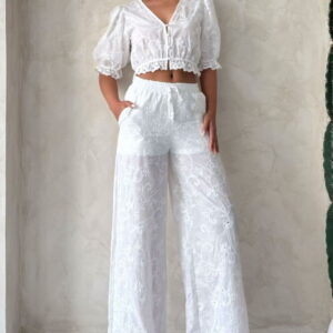 Embroidered Pants - Brand: Topshow - Women & Kids, Baby Clothes Wholesale - TheBS Women