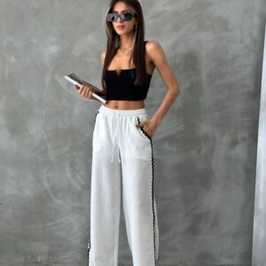 Waterstone Detailed Trousers - Brand: Topshow - Women & Kids, Baby Clothes Wholesale - TheBS Women