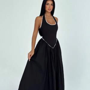 Fit And Flare Halter Neck Dress - Brand: EYYO ATELIER - Women & Kids, Baby Clothes Wholesale - TheBS Women