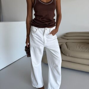 Biye Detail Halter Collar Blouse - Brown - Brand: Black Fashion - Women & Kids, Baby Clothes Wholesale - TheBS Women