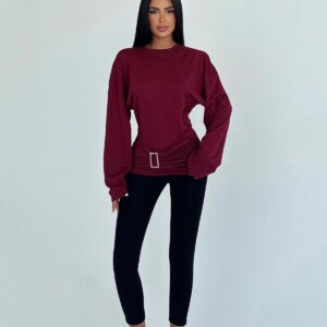 ClaretBlouse - Brand: EYYO ATELIER - Women & Kids, Baby Clothes Wholesale - TheBS Women