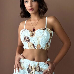 White Slim Fit Sweetheart Neck Cap Sleeve Blouse - Brand: Topshow - Women & Kids, Baby Clothes Wholesale - TheBS Women