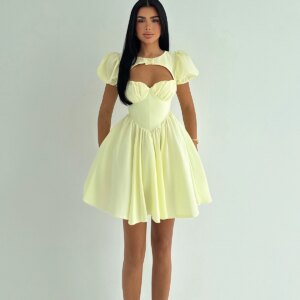 Cute Elegant Mini Fit And Flare Dress - Brand: EYYO ATELIER - Women & Kids, Baby Clothes Wholesale - TheBS Women