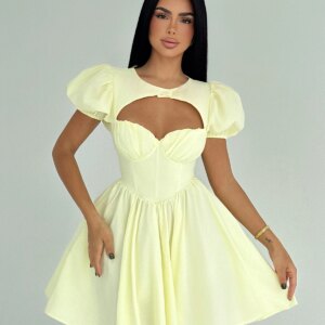 Cute Elegant Mini Fit And Flare Dress - Brand: EYYO ATELIER - Women & Kids, Baby Clothes Wholesale - TheBS Women