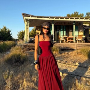 ClaretStrapless Bodycon Maxi Dress - Brand: EYYO ATELIER - Women & Kids, Baby Clothes Wholesale - TheBS Women