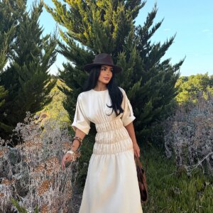 Modest Elegant Floor Length Shift Dress - Brand: EYYO ATELIER - Women & Kids, Baby Clothes Wholesale - TheBS Women