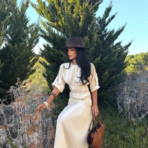 Modest Elegant Floor Length Shift Dress - Brand: EYYO ATELIER - Women & Kids, Baby Clothes Wholesale - TheBS Women