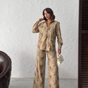 Beige Casual Ethnic Floral Shirt - Brand: Topshow - Women & Kids, Baby Clothes Wholesale - TheBS Women