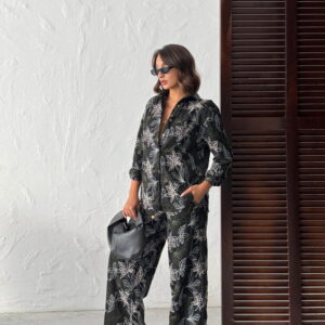 Floral Buttoned Shirt With Notched Neck - Brand: Topshow - Women & Kids, Baby Clothes Wholesale - TheBS Women