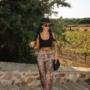 Brown Palazzo Pants High Waist Wide Leg - Brand: EYYO ATELIER - Women & Kids, Baby Clothes Wholesale - TheBS Women