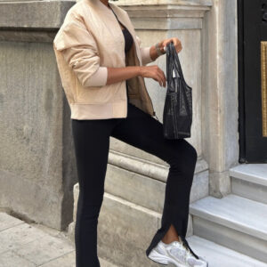 Back Printed Bomber Jacket - Brand: Sobe Istanbul - Women & Kids, Baby Clothes Wholesale - TheBS Women