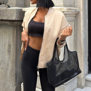 Back Printed Bomber Jacket - Brand: Sobe Istanbul - Women & Kids, Baby Clothes Wholesale - TheBS Women