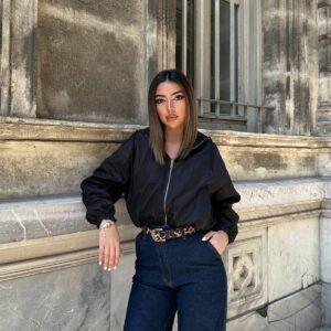 Short Zipper Bomber Jacket - Brand: Elisa - Women & Kids, Baby Clothes Wholesale - TheBS Women