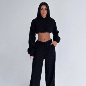 Oversized Casual Streetwear Set - Brand: EYYO ATELIER - Women & Kids, Baby Clothes Wholesale - TheBS Women