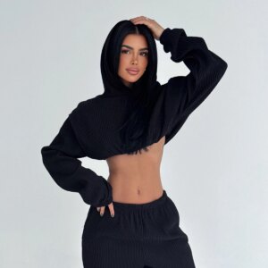 Oversized Casual Streetwear Set - Brand: EYYO ATELIER - Women & Kids, Baby Clothes Wholesale - TheBS Women