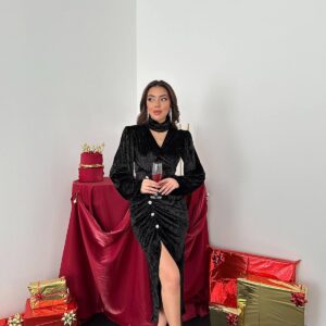 Stoned Gathered Dress - Brand: Elisa - Women & Kids, Baby Clothes Wholesale - TheBS Women