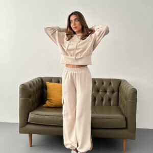 Hooded Sweatshirt And Cargo Pants Set - Brand: Elisa - Women & Kids, Baby Clothes Wholesale - TheBS Women