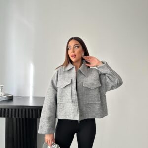 Pocket Flap Cachet Jacket - Brand: Elisa - Women & Kids, Baby Clothes Wholesale - TheBS Women