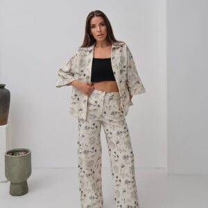 Beige Casual Elegant Boho Set - Brand: Elisa - Women & Kids, Baby Clothes Wholesale - TheBS Women