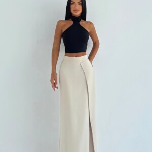 Mermaid Maxi Skirt With High Waist - Brand: EYYO ATELIER - Women & Kids, Baby Clothes Wholesale - TheBS Women